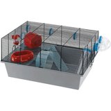 Ferplast kletka za hrčke in miške milos large, opremljena, siva - 58 x 38 x 30,5 cm Cene