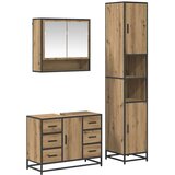  Komplet pohištva za kopalnico s predalom 3 pcs artisan hrast, (5000092716) | Shoptok.si