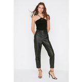 Trendyol Limited Edition Black Front Buttoned Trousers | shoptok.hr