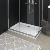  Podloga za tuširanje s točkicama bijela 70 x 100 x 4 cm ABS | shoptok.hr