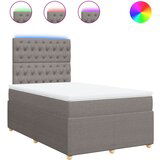 Maison Chic Box spring postelja - Vzmetna postelja z vzmetnico taupe 120x190 cm blago SL11068, (21881769) | Shoptok.si