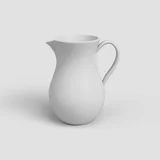 Artevasi Bela keramična ročno izdelana vaza (višina 30 cm) Harmonia –