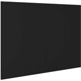  Uzglavlje za krevet crno 120x1,5x80 cm od konstruiranog drva | shoptok.hr