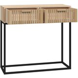  Konzolni stol 80 x 30 x 75 cm od konstruiranog drva i željeza | Eponuda.ba
