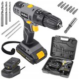 Rebel_tools REBEL-TOOLS set 20V aku. udarni vijačnik 30Nm 2Ah Li-ion LED + nastavki v kovčku RB-1002 | Shoptok.si
