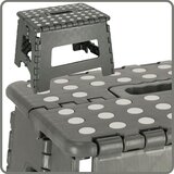  Protuklizni sklopivi tabure 22cm tamno sivi | shoptok.hr