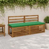  Jastučić za klupu SOEST 100% poliester Zelena 140 x 50 x 5 cm Slike