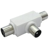 SCHWAIGER Razdjelnik za antenu Radio (2-struko, 1 x IEC utikač, 2 x IEC utičnica, 5 - 1.000 MHz) | shoptok.hr