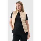 4f Women's Down Gilet With Collar Beige WAW24TVJ