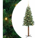  Mršavo božićno drvce Zelena 150 cm PVC i čvrsto drvo bora | shoptok.hr