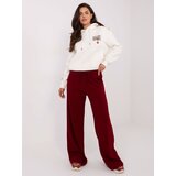 RELEVANCE Sweatpants-RV-DR-A611.52-burgundy Cene