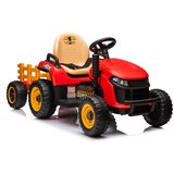 Traktor na akumulator s prikolicom BBH-030 - crveni Cene