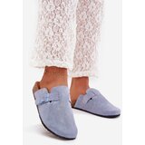 Boto Womens clogs and on cork platform with buckle blue Klarae | Shoptok.si