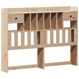 vidaXL Knjižna postelja brez vzmetnice 160x200 cm trdna borovina | Shoptok.si