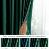 Restilo Tamno zelena zavjesa za djelomično zamračenje od samta 140x270 cm Eyelets – | shoptok.hr