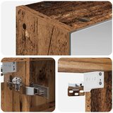  Kupaonski ormar s ogledalom Zidne Staro drvo 100 x 14,5 x 70 cm | shoptok.hr