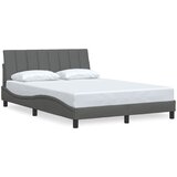 Maison Chic Posteljni okvir - Dvoposteljna postelja - Zakonska postelja brez vzmetnice temno siv 140x200 cm tkanina-J12950, (21770971) | Shoptok.si
