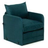 Atelier Del Sofa fotelja na razvlačenje saga single petrol green