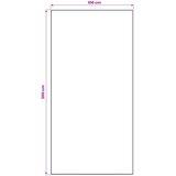  Traka za tepih LESAKA Crno i bijelo 100 x 200 cm | shoptok.hr