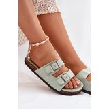 Boto Women's Mules With Buckles Mint Oliena | shoptok.hr