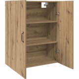 vidaXL Viseći ormarić s policom Zidne s vratima hrast artisan 69.5 x 34 x 90 cm | shoptok.hr