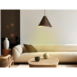 Drveni luster na sajli 1xE27/60W/230V, prečnik 33 cm, masivno drvo/orah/kaučukovo drvo | Eponuda.com