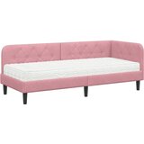  Kutni okvir kreveta Ružičasta 80 x 200 cm Baršun | Eponuda.ba