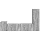  Komplet TV omaric 4 pcs Siva Sonoma Konstruiran les - - Siva - 61.6 - 30 x 31 x 100 cm - 2025-vidaXL-Uvoz_2 | Shoptok.si