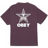 Obey Majice & Polo majice bold star Vijolična | Shoptok.si