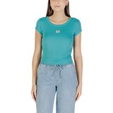 Calvin Klein Jeans Majice s kratkimi rokavi A- WOVEN LABEL 2X2 R LV047C200G Modra | Shoptok.si
