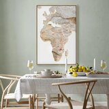  Slika - Hot Continent (1 Part) Vertical 60x90 U prirodnom drvenom okviru | shoptok.hr