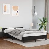 vidaXL Okvir za krevet s uzglavljem crni 120 x 200 cm od umjetne kože Cijene