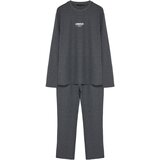 Trendyol Pajama Set - Black - Slogan Cene'.'
