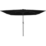  Vrtni suncobran Crna 295 x 295 x 245 cm Poliester i čelik | shoptok.hr