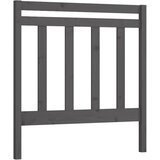  Uzglavlje za krevet sivo 95 x 4 x 100 cm od masivne borovine | shoptok.hr