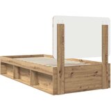  Konstrukcija postelje Oreh 90 x 190 cm Masivno borovo les, (5000102616) | Shoptok.si