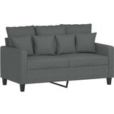  Sedežna garnitura z blazinami 3-delna temno sivo blag | Shoptok.si