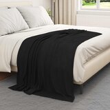  Pokrivač Crna 170 x 130 cm Runo | shoptok.hr