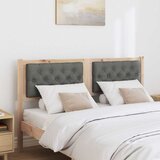  Uzglavlje Ostalo smeđe i tamnosivo 140 cm Masivna borovina | shoptok.hr