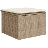  7-dijelni set vrtnih sofa s jastucima bež od poliratana bagrem | shoptok.hr