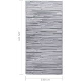 Vanjski tepih sivi 190 x 290 cm PP | shoptok.hr