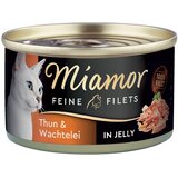 Miamor Feine Filets 6 x 100 g - Tuna & prepeličja jajca v želeju Cijene