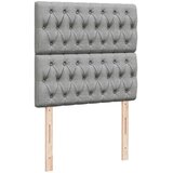 vidaXL Krevet s oprugama i madracem svjetlosivi 100x200 cm od tkanine | shoptok.hr