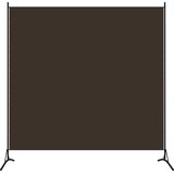 Sobna pregrada smeđa 175 x 180 cm od tkanine | shoptok.hr