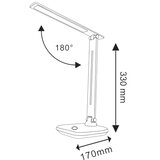  LED stona lampa VINTO, dodirna i prigušiva, LED/8W/230V, bela | Eponuda.com