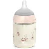 Suavinex Wonderland SX Pro Physiological Anti-Colic Glass steklenička za dojenčke SX PRO +0 SF Pink Bunny 120 ml Slike