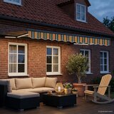  Ručni okvir tende s LED-ima Zelena, Žuta, Antracit 3 x 2,5 m | shoptok.hr