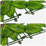  Zaslon za balkon s lišćem Zelena i žuta 500 x 150 cm | shoptok.hr