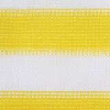 Balkonski zastor žuto-bijeli 120 x 600 cm HDPE | shoptok.hr