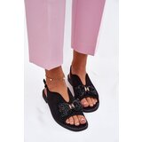 S. BARSKI Women's Sandals With Bow On Flat Heel S.Barski | Shoptok.si